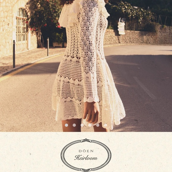 Doen capucine White Crochet Dress - Picture 3 of 6